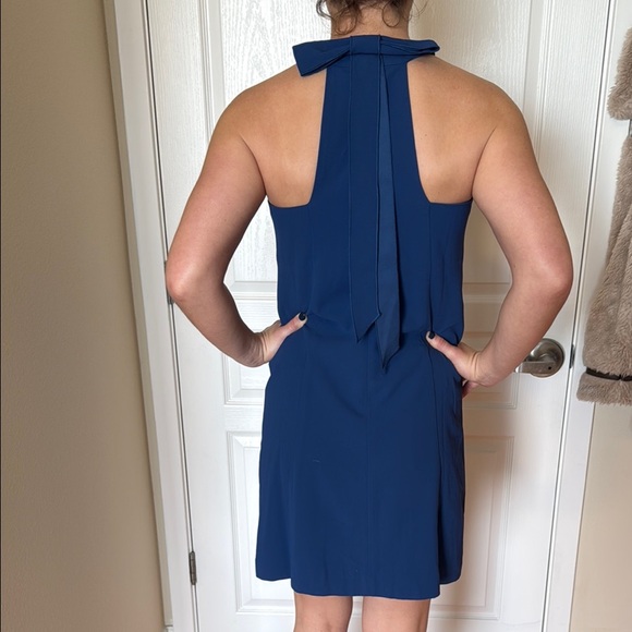 Ann Taylor Bow Accent Mini Dress - Size 2 - Picture 1 of 5